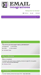 Mobile Screenshot of emailintegrations.com